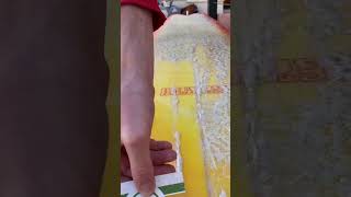 Have you ever wondered how to remove wax from a surfboard 🏄‍♂️ surfing wax cleaning [upl. by Jahdal]