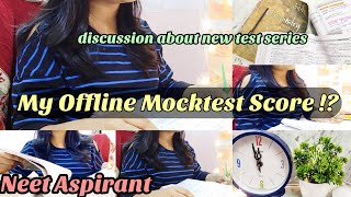 My Allen Offline Mocktest Score 🤔⁉️Neet 2024 Study Vlog 📚neet2024studyvlogneet [upl. by Halika]