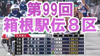 第99回 箱根駅伝 8区 ダイジェスト 2023 × シャイニングスター [upl. by Neyr268]