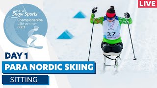 Lillehammer 2021  Para Nordic Skiing  CC  Men 10km amp Women 75km sitting  WPSS Championships [upl. by Llertnom942]