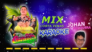 Mix Corta Venas  Agrupación Charapa  KARAOKE [upl. by Nosnehpets397]