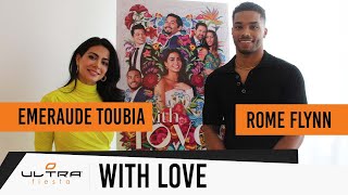 Emeraude Toubia and Rome Flynn talk With Love Season 2 [upl. by Darsie]