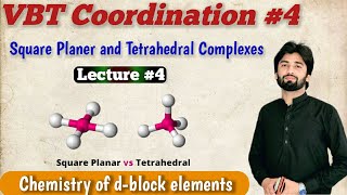 VBT in Coordination Compounds  sp3 and dsp2 hybridisation in coordination compounds Coordination4 [upl. by Rene]