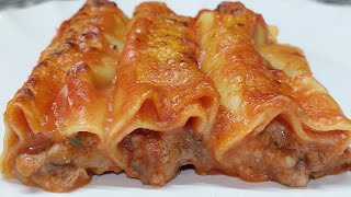 Cannelloni ripieni di carne [upl. by Berte]