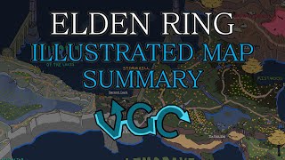 ELDEN RING Illustrated Map Walkthrough [upl. by Aniaj519]