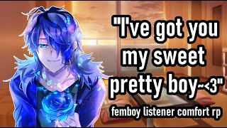 asmr boyfriend comforts his insecure femboy roleplay m4m [upl. by Haeli]