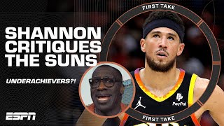 The Suns have UNDERACHIEVED 🗣️  Shannon Sharpe had higher expectations for Phoenix  First Take [upl. by Genna981]