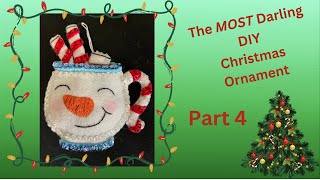 DIY Christmas Decor Bucilla Felt Ornaments Kit quotCozy Christmasquot The Cutest Ornaments Part 4 [upl. by Ansell523]