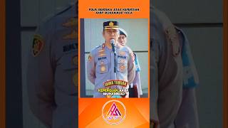 KAPOLRI MEMBERIKAN PENGHORMATAN TERAKHIR KEPADA KAPOLRES BOYOLALI videoviral shortvideo polisi [upl. by Eceinal]