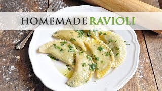 Homemade Ravioli with Spinach amp Manchego Cheese [upl. by Peppard839]