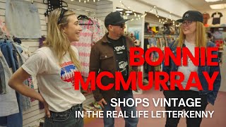 Bonnie McMurray Goes Thrifting with Shoresy Podcast [upl. by Ahtnicaj]