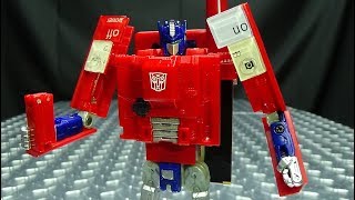 Infobar OPTIMUS PRIME EmGos Transformers Reviews N Stuff [upl. by Notsuh]