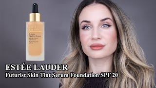 ESTÉE LAUDER  Futurist Skin Tint Serum Foundation  1n1  Makeup Review amp Wear Test on Oily Skin [upl. by Eilata809]