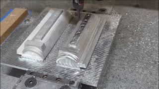 Onefinity CNC Milling machine cutting aluminum parts [upl. by Noraj]