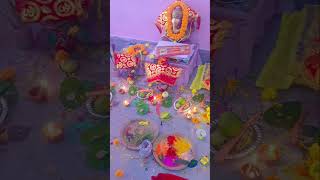 Ghar puja vishnu youtubeshorts viralshort viralreelsviralvideo [upl. by Sugar]