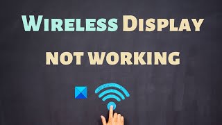 Wireless Display not working on Windows 1110 [upl. by Fisch593]