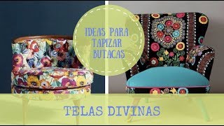 IDEAS PARA TAPIZAR BUTACAS ⭐⭐⭐⭐⭐ [upl. by Eedolem]