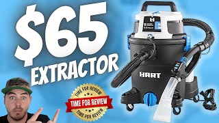 Cheap Carpet Extractor Hart 3 in 1 WetDry Shampoo Vac Car Detailing [upl. by Suitangi]