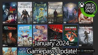 Gamepass Update New Games Leaving Games Easy Games January 2024 [upl. by Letney]