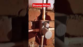 diverter fitting reel plumbing viralvideo construction youtubeshorts [upl. by Henigman]