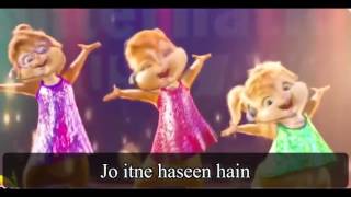 Laila Main Laila Video dance Chipmunks with Lyrics Raees Shah Rukh Khan amp Su HD [upl. by Lamont]