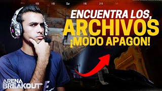 ¡COMO CONSEGUIR LOS ARCHIVOS ✅ 100 DEL MODO APAGÓN EN  ARENA BREAKOUT [upl. by Powell638]