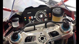 Ducati V4 V4S Speciale TFT controls launch control how to and guide [upl. by Enirod]