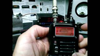 YAESU VX 7R VHF UHF Transceiver Triple band Handheld radio unlock freeband ht [upl. by Laks]