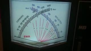 MFJ891 SWR  Watt meter Unbox and Testing [upl. by Aramas]