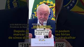 Lula quotExageramente esse ano teve muito feriado prolongadoquot [upl. by Lenora]