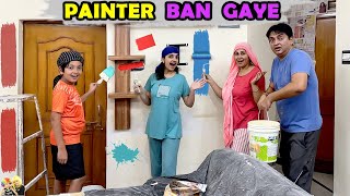 PAINTER BAN GAYE  Ghar ka painting vlog  Aayu and Pihu Show [upl. by Dorcy]