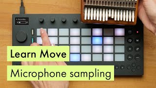 Ableton Move Tutorial Using Moves Microphone to Record Samples [upl. by Ulrike]