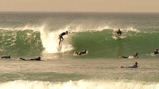 SURFER DES VAGUES PARFAITES SUR LA CÔTE ATLANTIQUE [upl. by Lairret]