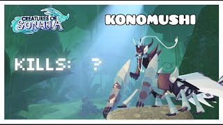 🟢KOSING as KONOMUSHI 🟢💣Cos Creatures Of Sonaria  Roblox 🍄 [upl. by Sunny]