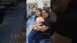 Fan Moment At Suriname Airport ♥️youtubeshorts shorts fans moments [upl. by Reidar424]