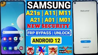 Samsung A21s Frp Bypass Without Pc 2024  Samsung A21s A21A11M11 A01 M01 FRP Bypass Android 12 [upl. by Nytsirk]