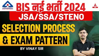 BIS Recruitment 2024  BIS JSA SSA Steno Exam Pattern amp Selection Process  By Vinay Sir [upl. by Howlan]