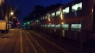 Two Evening Trains On The North Jersey Coast Line at Allenhurst 91324 [upl. by Cally]