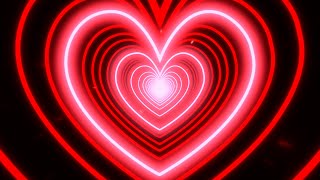 Heart Background  Red Heart Tunnel ❤️ Animation Background Video Effects Loop [upl. by Alisha249]