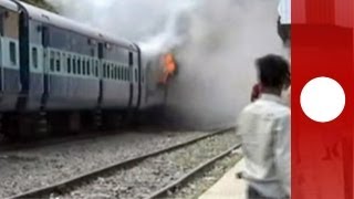 Train accident leaves at least 37 dead in India [upl. by Edwina]