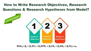 Tips for Writing Research Objectives Research Questions and Research Hypotheses from Model [upl. by Lorn967]