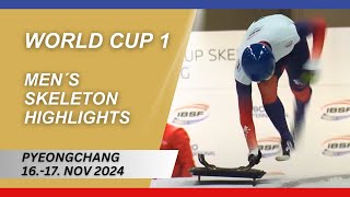 Worldcup 1 Mens Skeleton Highlights [upl. by Wiener5]