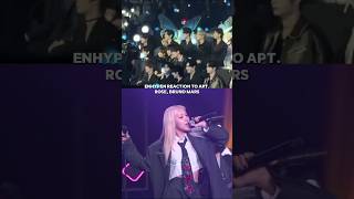 Enhypen reaction to Apt🌸 enhypenedit enhypen enhypenheeseung mama2024 apt rosé brunomars [upl. by Yekram]