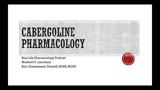 Cabergoline Pharmacology [upl. by Ashlee]