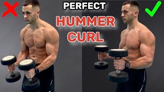 Dumbbell Hammer Curls Tutorial  CORRECT TECHNIQUE [upl. by Allix]