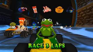 Retro Gaming PS1  Muppet racemania  quotRace League Aquot HD 60FPS [upl. by Fries]