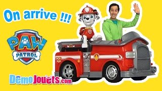 JOUET Paw Patrol La PatPatrouille Adventure Bay Set avec Marcus  Démo Jouets [upl. by Lekkim]