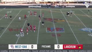 Football Landrum Cardinals vs West Oak Warriors  9202024 FULL GAME [upl. by Mccallum]