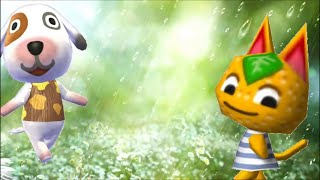 1 Hour of Relaxing Rainy Day Animal Crossing Music  Rain Sounds [upl. by Hartnett439]