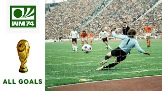 FIFA World Cup 1974  All Goals [upl. by Agripina]